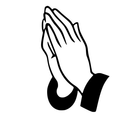 prayer hands svg